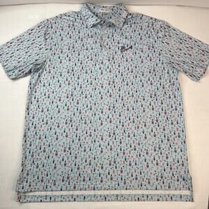 Peter Millar Summer Comfort Polo Bloody Mary Size XL Tulsa, Southern Hills￼